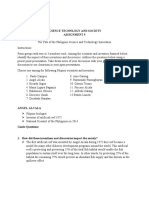 STS Assignment 5 the Fate of the Philippine Science and Technology Innovation.