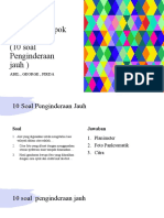 10 Soal Penginderaan Jauh (Kelompok Geografi)