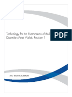 Technology For The Examination of Boiler Tubing Dissimilar Metal Welds, Revision 1