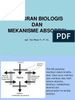 P3 Membran Biologis Dan Mekanisme Absorbsi