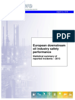 European Downstream Oil Industry Safety Performance: Statistical Summary of Reported Incidents - 2013