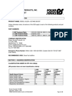 Power Service Products, Inc Safety Data Sheet: (NC Product Does Not Meet Classification Criteria)
