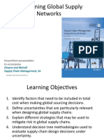 Designing Global Supply Chain Networks: Powerpoint Presentation To Accompany Powerpoint Presentation To Accompany