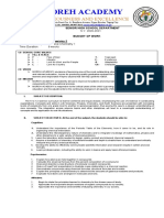 Moreh Academy General Chemistry 2 Budget