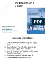 Sourcing Decisions in A Supply Chain: Powerpoint Presentation To Accompany Powerpoint Presentation To Accompany