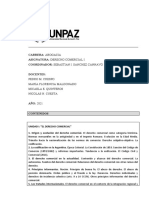 PROGRAMA DERECHO COMERCIAL I UNPAZ 2021