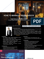 How To Manage Your Career HCPD Sharing