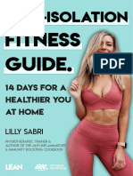 Self-isolation fitness guide for a healthier you at home