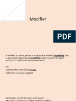 5.1 Modifier