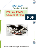 Slide - Session 3 - Politics and Power