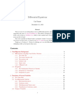 Equations differential