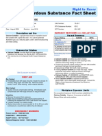 Hazardous Substance Fact Sheet: Right To Know