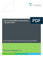 Lebensmittelabfälle in Deutschland – Baseline 2015