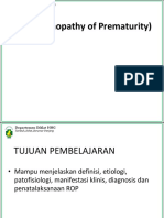 ROP (Retinopathy of Prematurity) : Tumbuh, Sehat, Berumur Panjang