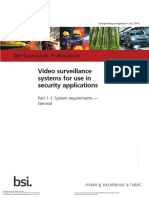 BS EN 62676-1-1-2014 Video Surveillance Systems For Use in Security Application