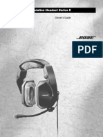 Bose Aviation Headset Series II: Owner's Guide