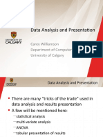 Data Analysis and Presentation Tips