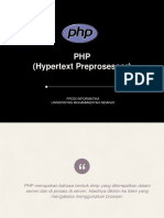 PHP (Hypertext Preprosessor) : Prodi Informatika Universitas Muhammadiyah Sidarjo