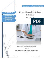 Actuar Ético Del Profesional de Salud