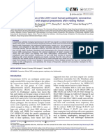 Genomic Characterization of The 2019 Novel Human-Pathogenic Coronavirus Isolated From A Patient With Atypical Pneumonia After Visiting Wuhan