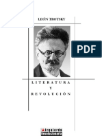 Trosky - Literatura y revolución