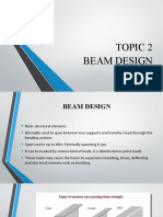 Topic 2 Beam Design