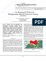 ID Analisis Keamanan Webserver Menggunakan