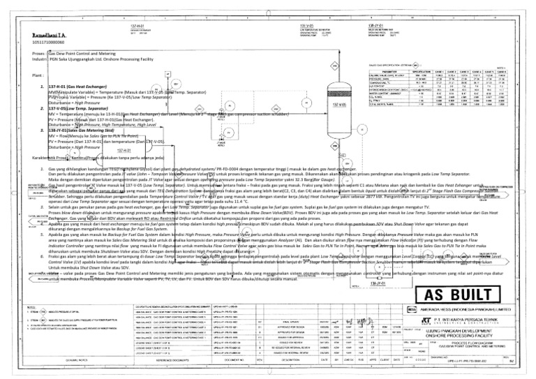 Gas Dew Point Control & Metering | PDF | Teknologi & Rekayasa