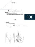 Suprapubic cystostomy