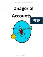 As Accounting Managerial Accounts