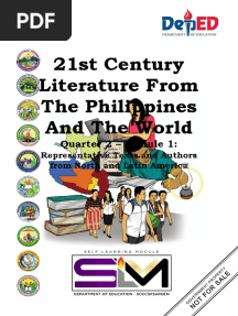 21st CENTURY LITERATURE Q2 - Module 1.2