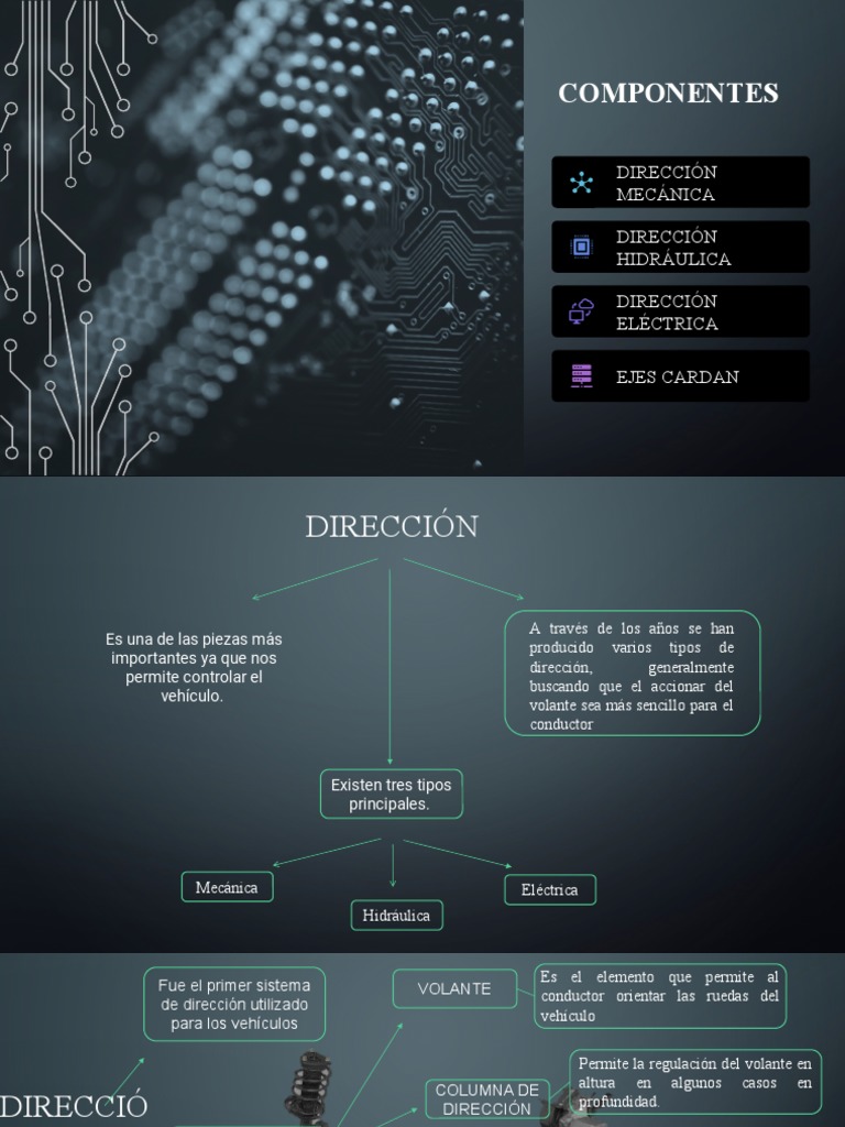 Sistemas de Dirección y Cardán | PDF | Direccion | Eje