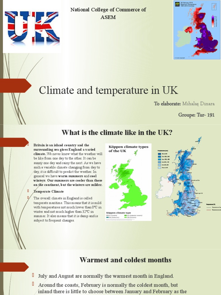 Climate Overview of England | PDF | Rain | Climate