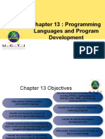 Chapter 13: Programming Languages and Program Development