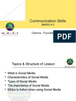 Social Media and Telephone Skills - 1