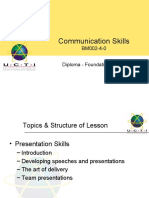 Presentation Skills Public Speaking - 1