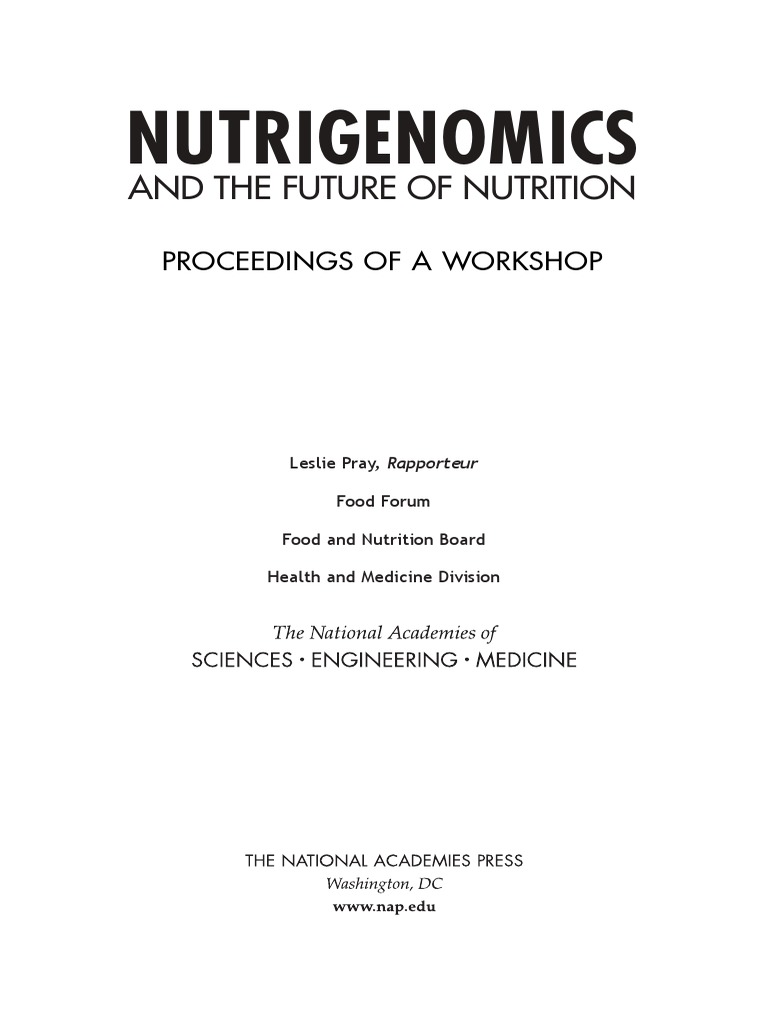 Personalized Nutrition | PDF | Dna Methylation | Epigenetics