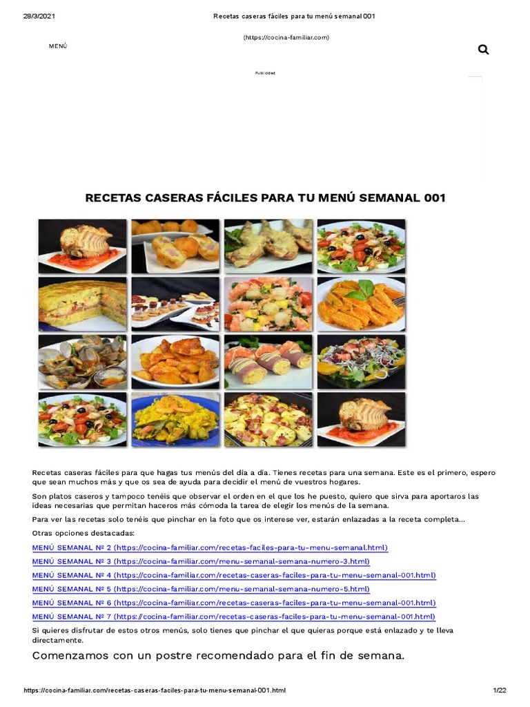 Comidas Facil 7 | PDF | ensalada | Cocinando