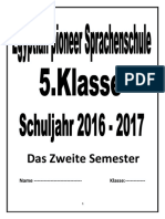 German Booklet Primary 5 Second Term 2016 - 2017