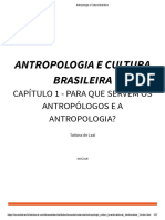 Antropologia e Cultura Brasileira - Unidade 1