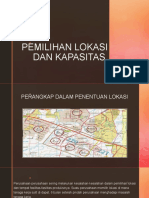 Penentuan Lokasi Dan Kapasitas