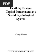 Craig Haney - Death by Design - Capital Punishment As A Social Psychological System (American Psychology-Law Society Series) (2005)