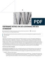 Performance Metrics For Data Governance and Data Stewardship - EWSolutions