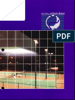 LSI Courtsider Series Tennis Court Lighting Brochure 1990