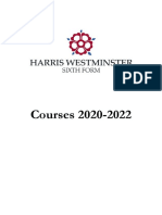 Sixth Form Courses 2020-2022 Guide