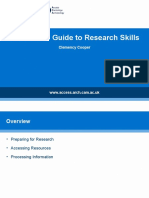 A Students Guide To Research Skills