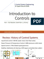 Introduction To Controls: ME211 Control System Engineering