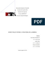 Trabajo Estructura Económica y Financiera de La Empresa