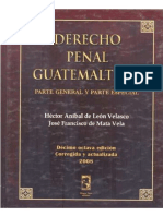 Derecho Penal Guatemalteco Parte General y Especial - De Leon Velasco - Mata Vela