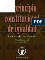 El Principio Constitucional de Igualdad